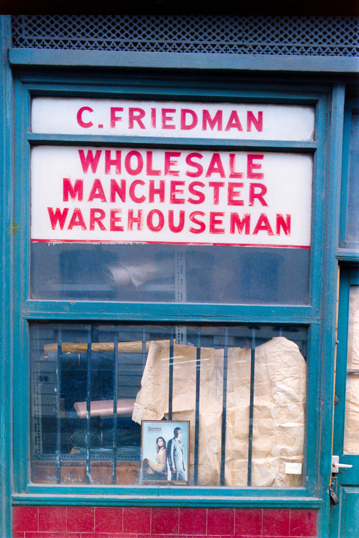 C Friedman, Wholesale, Manchester, Warehouseman, Commercial Road, Spitalfields, Tower Hamlets, 1986