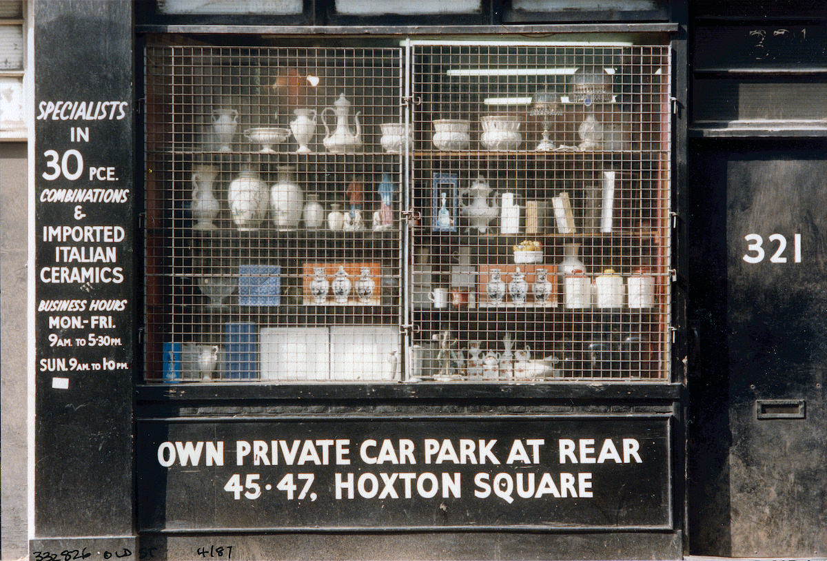 Ceramics, Shop, Old St, Hoxton, Hackney, 1986
