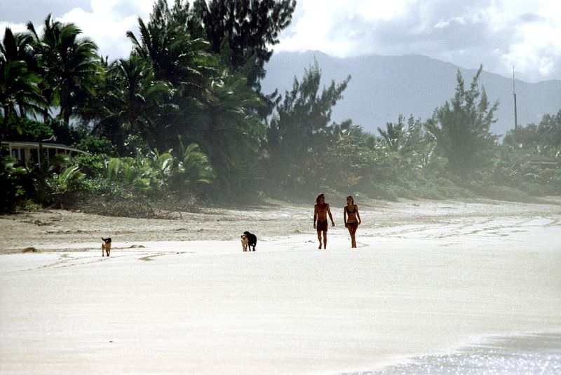 Stunning Photos of Oahu Beaches, Hawaii in the early 1970s