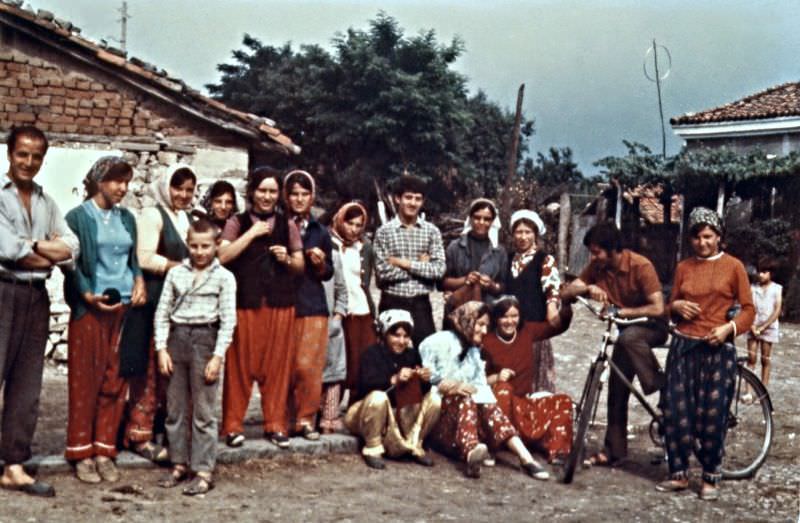 Young people of Polyanovo, Bulgaria, 1973