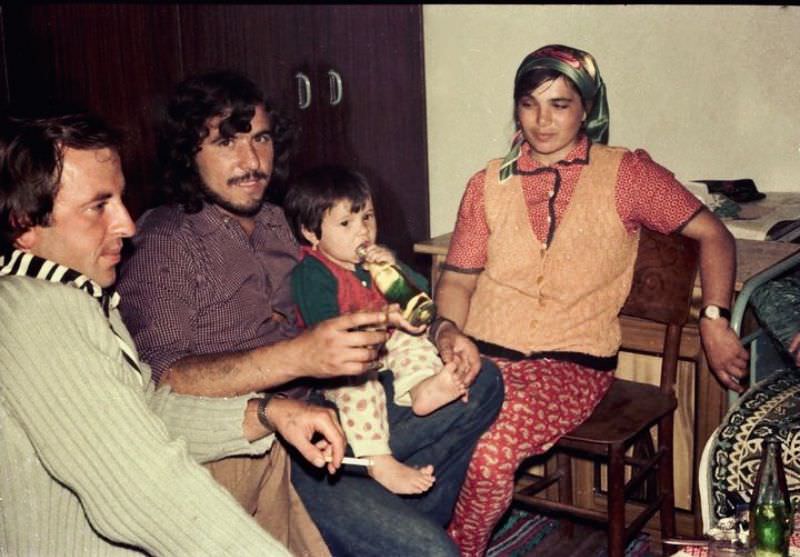 Apti's family and Mehmed, Polyanovo, Bulgaria, 1976