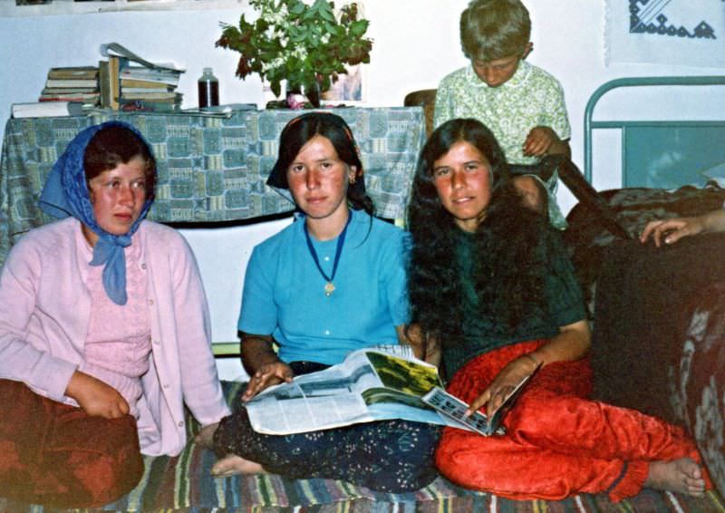 Durdugül and friends, Polyanovo, Bulgaria, 1976