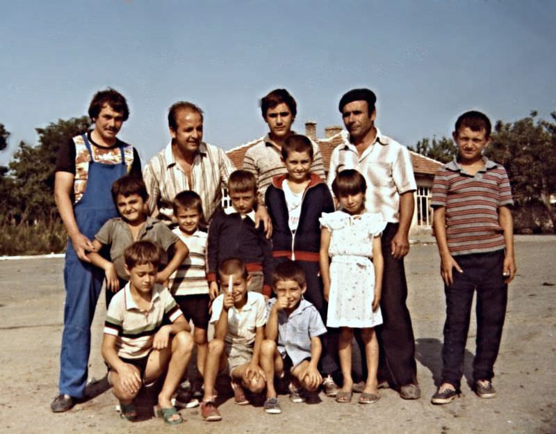 Group photo, Polyanovo, Bulgaria, 1976