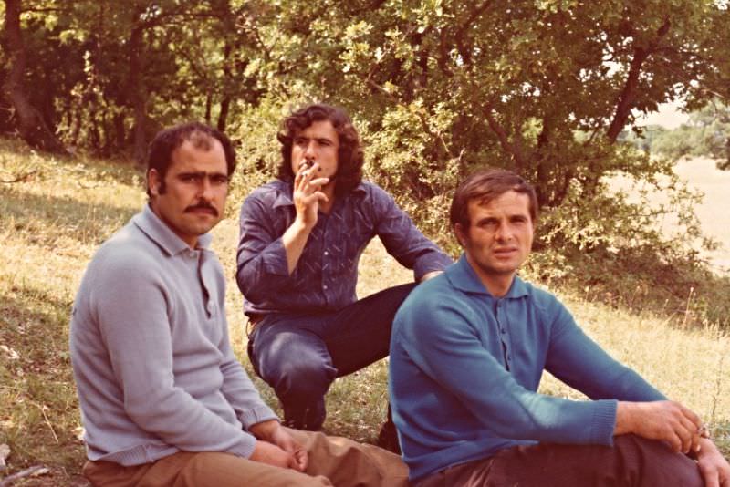 Raif, Apti and Cemal, Polyanovo, Bulgaria, 1976