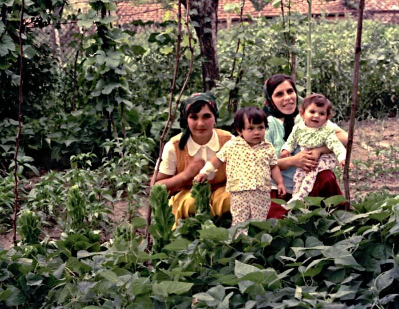 Zeliha, Azize and daughters, Polyanovo, Bulgaria, 1976
