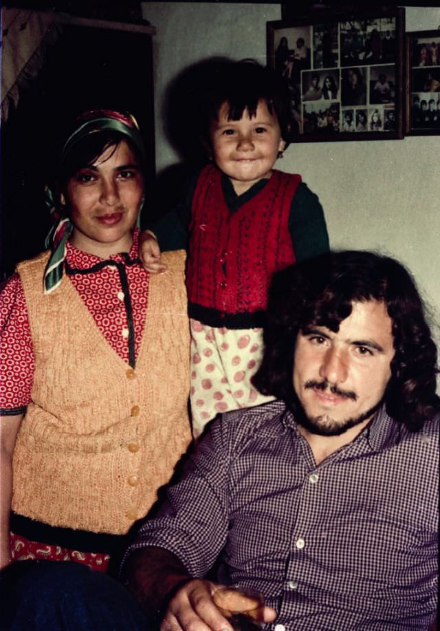 Zeliha, Sevinç and Apti, Polyanovo, Bulgaria, 1976