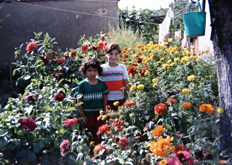 Semra and Sabrie, Polyanovo, Bulgaria, circa 1978