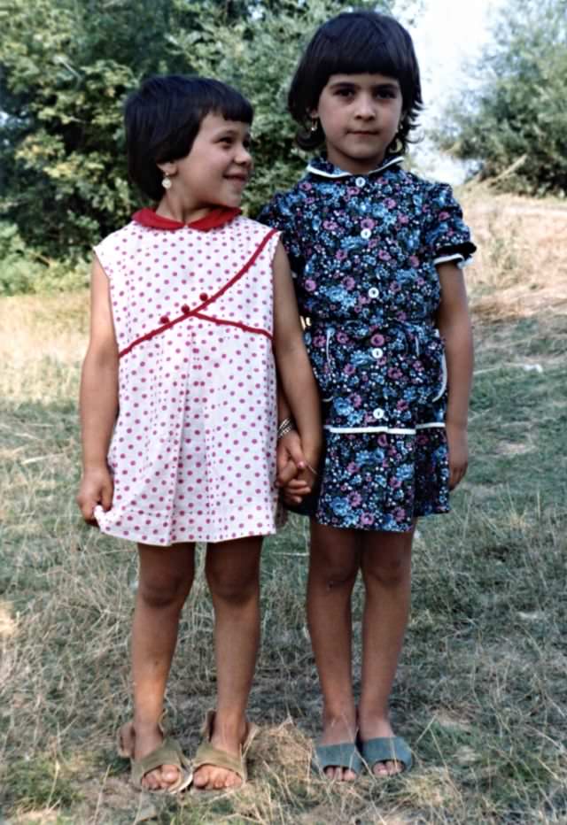 Sevinç and friend, Polyanovo, Bulgaria, 1978