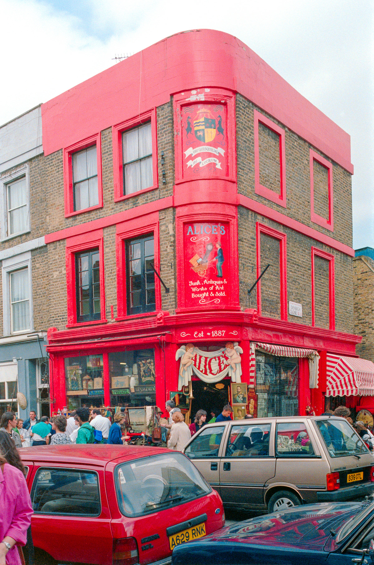 Alice’s, 86, Portobello Rd, Notting Hill, Kensington & Chelsea, 1987,