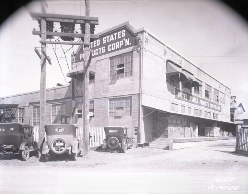 United States Products Corporation exterior, 1926