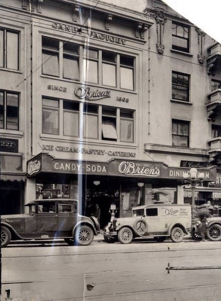 O'Brien's Ice Cream Store and Candy Factory, 1928