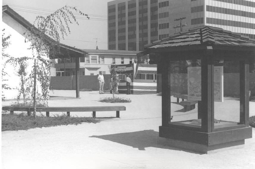 Site of Peralta Adobe dedication 1976