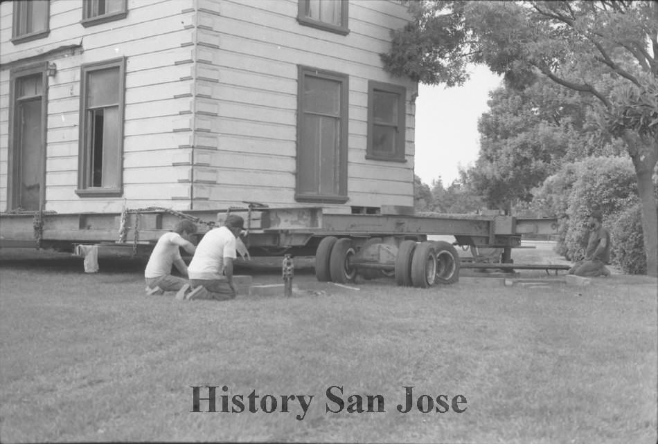 Zanker House placement on site. Perez Brothers Crew, 1986