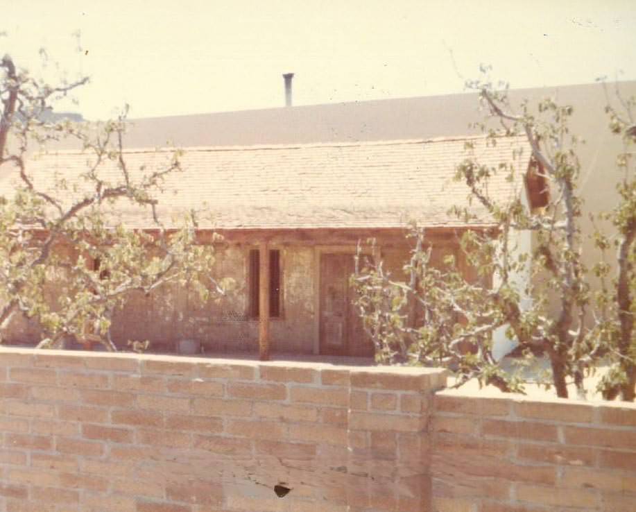 Peralta Adobe restoration, 1976