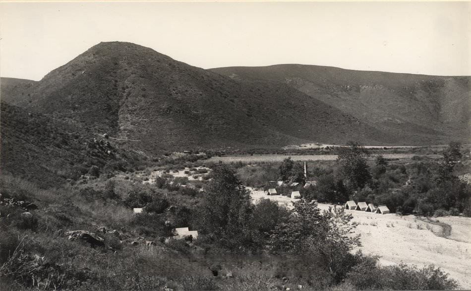 Lick eclipse expedition camp near Ensenada, Mexico, 1923