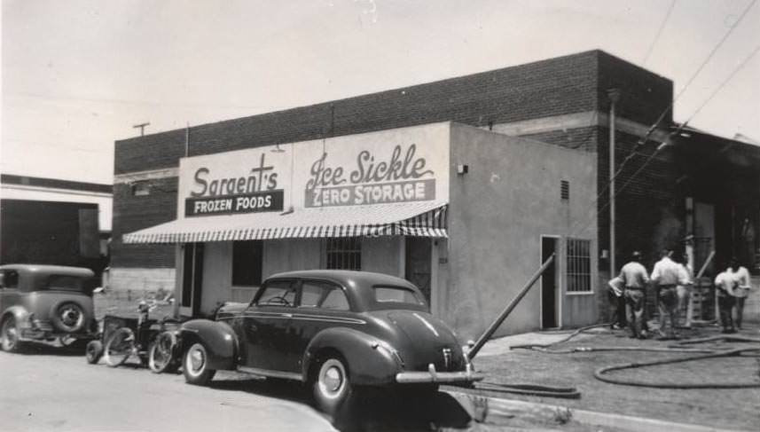 Sargent's Frozen Foods/Ice Sickle Zero Storage, 1920s