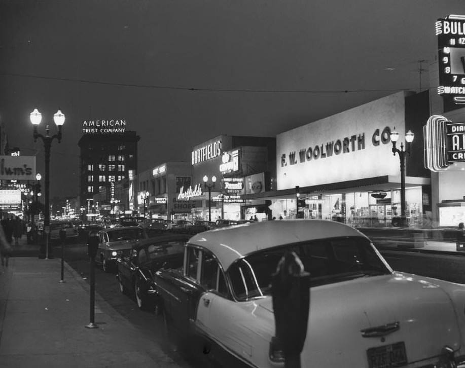 South First Street at Fountain Alley, 1962