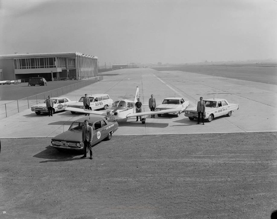 Aircraft and Fleet Vehicles for Radio Station KXRX, 1967