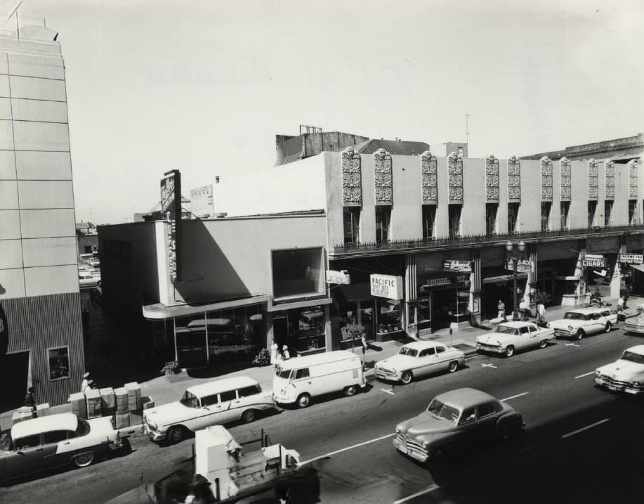 North First Street, 1960, Victory Building, Hoefflers Coffee Shop, 1960
