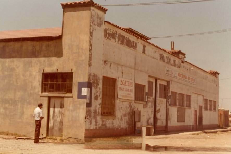 bank at Old Bayside Canning Co., 1978