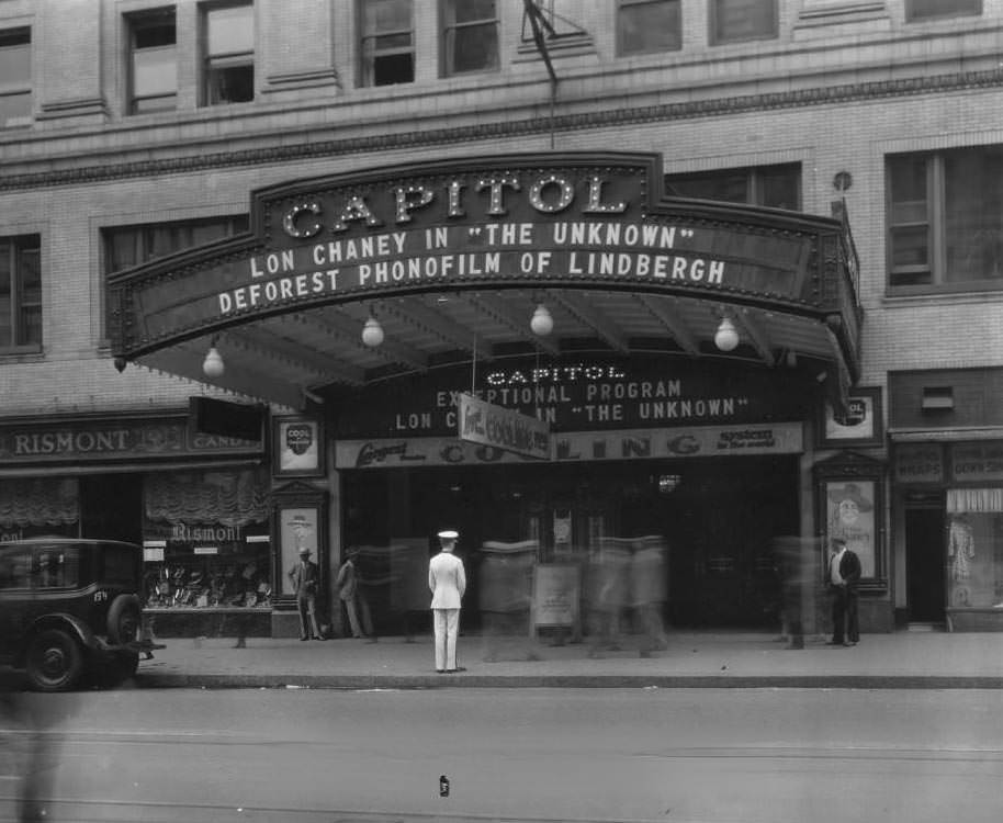 First full length (de Forest) newsreel with sound on film, 1927