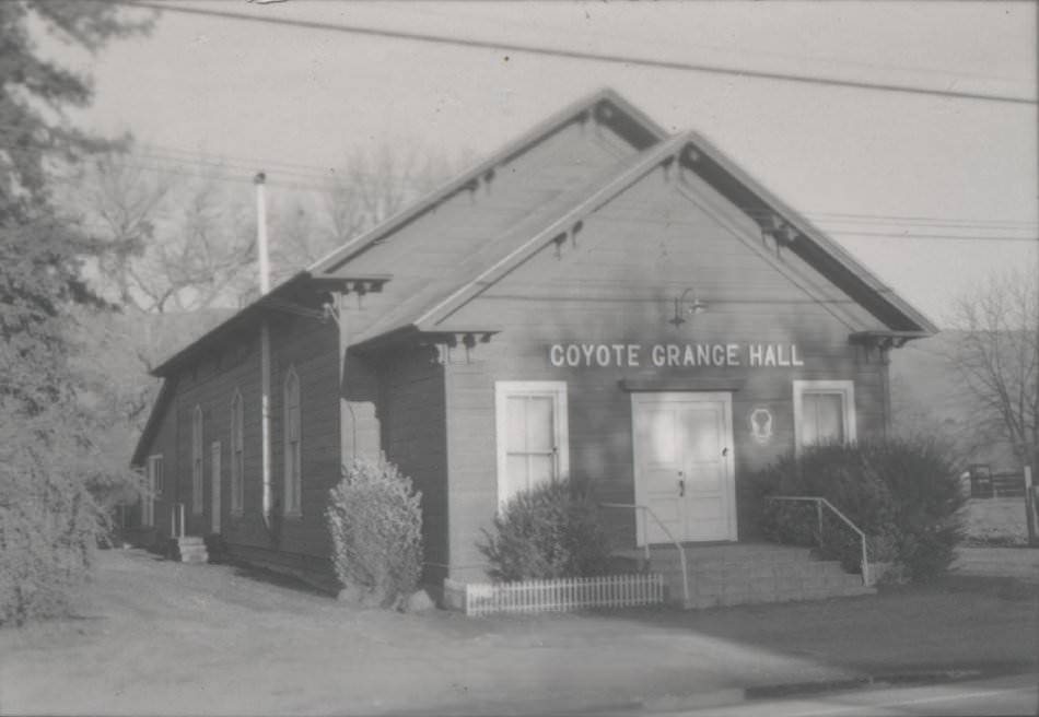 Coyote Grange Hall, 1975