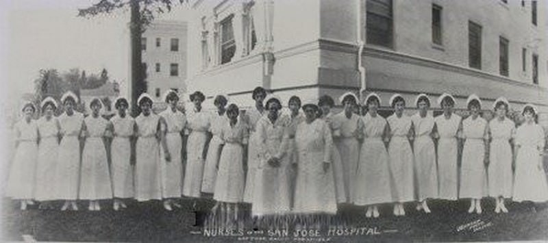 San Jose Nursing Department Members, Superintendents and Staff, 1925