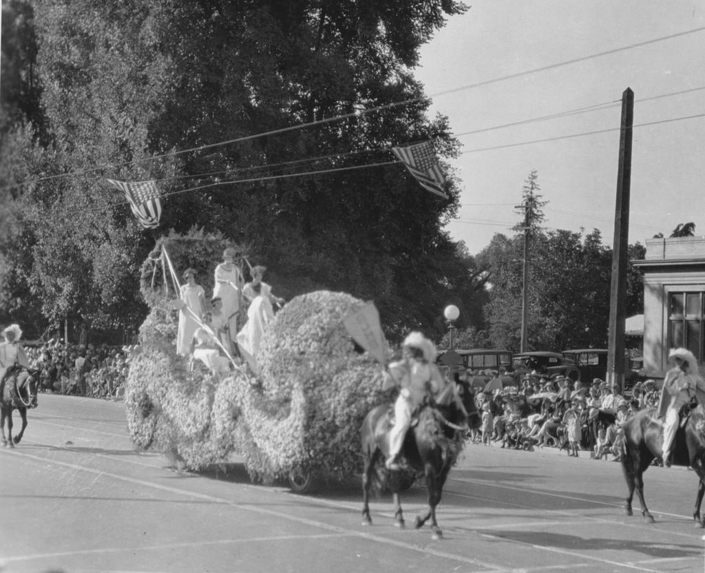 San Jose High School float, 1926