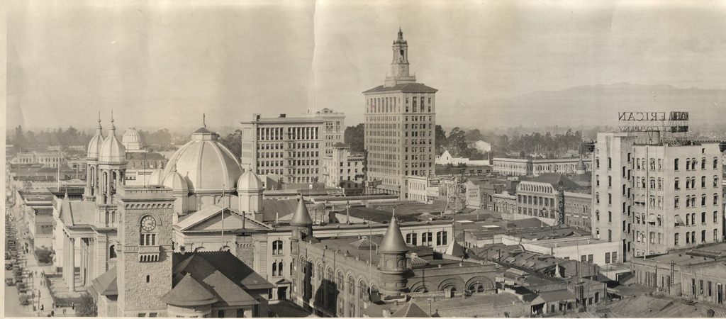 Looking east from Market to San Carlos, 1928