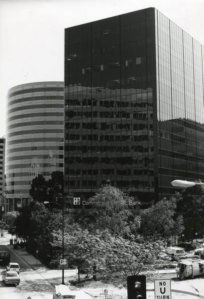 Southeast corner of Santa Clara and Almaden, 1988