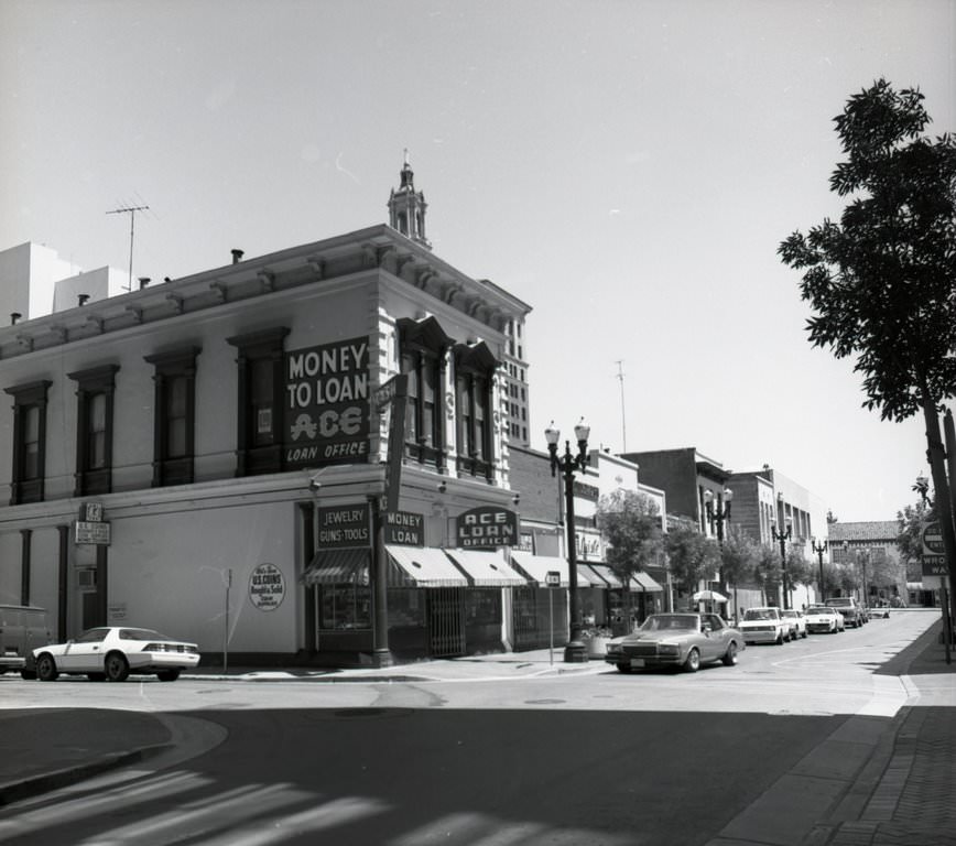 Post Street at Lightstone Alley, 1988