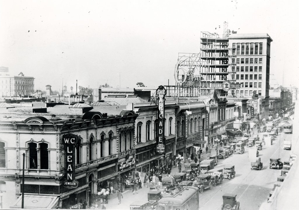 South First Street at Fernando, 1927