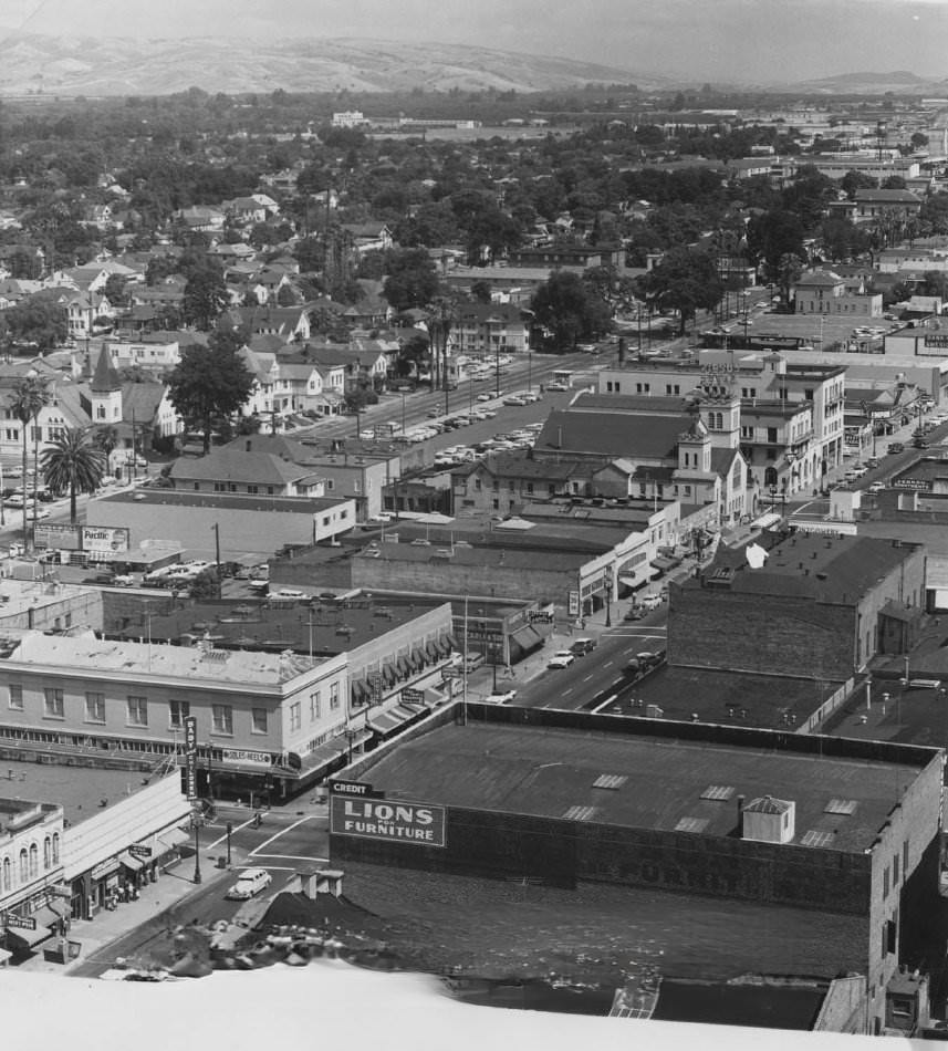 San Jose, looking Southeast, 1960