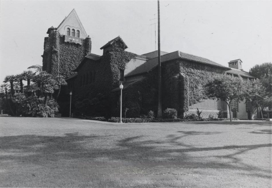 Tower at San Jose State University, 1975