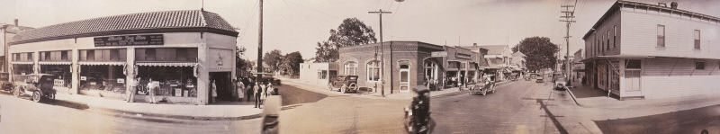 Downtown Campbell, California. 1925