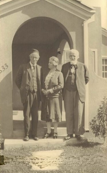 Henry M. Bland, Edith Daley, Edwin Markham, 1927