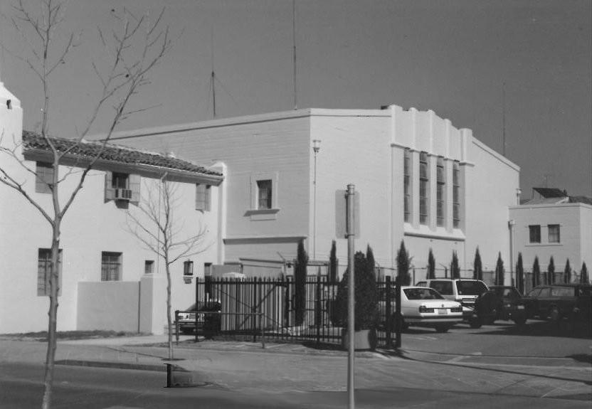 Rear of the San Jose Armory-California National Guard, 240 North Second Street, 1980