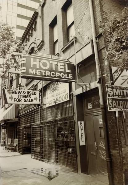 Northwest Corner of Market Street and Post Street, 1986
