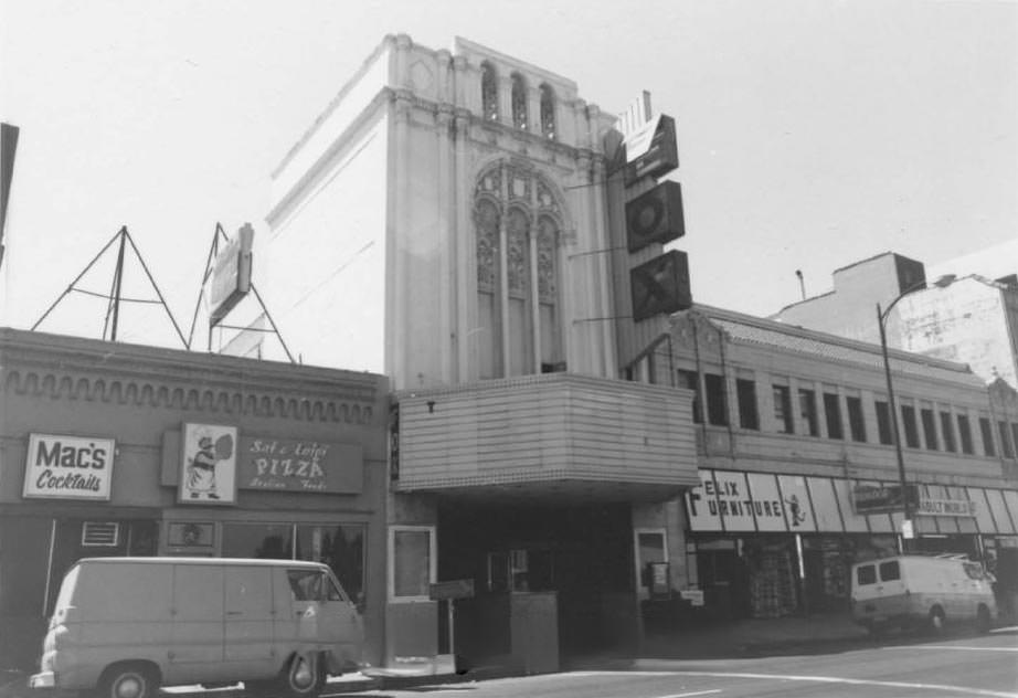 The Fox Theater, San Jose, 1970s
