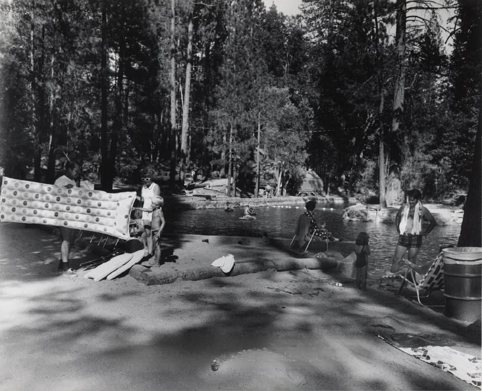 Mountain swimming pool activities, 1965