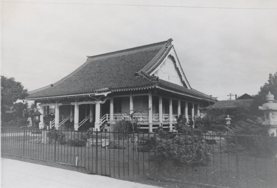 San Jose's Japanese Buddhist Temple, 1975