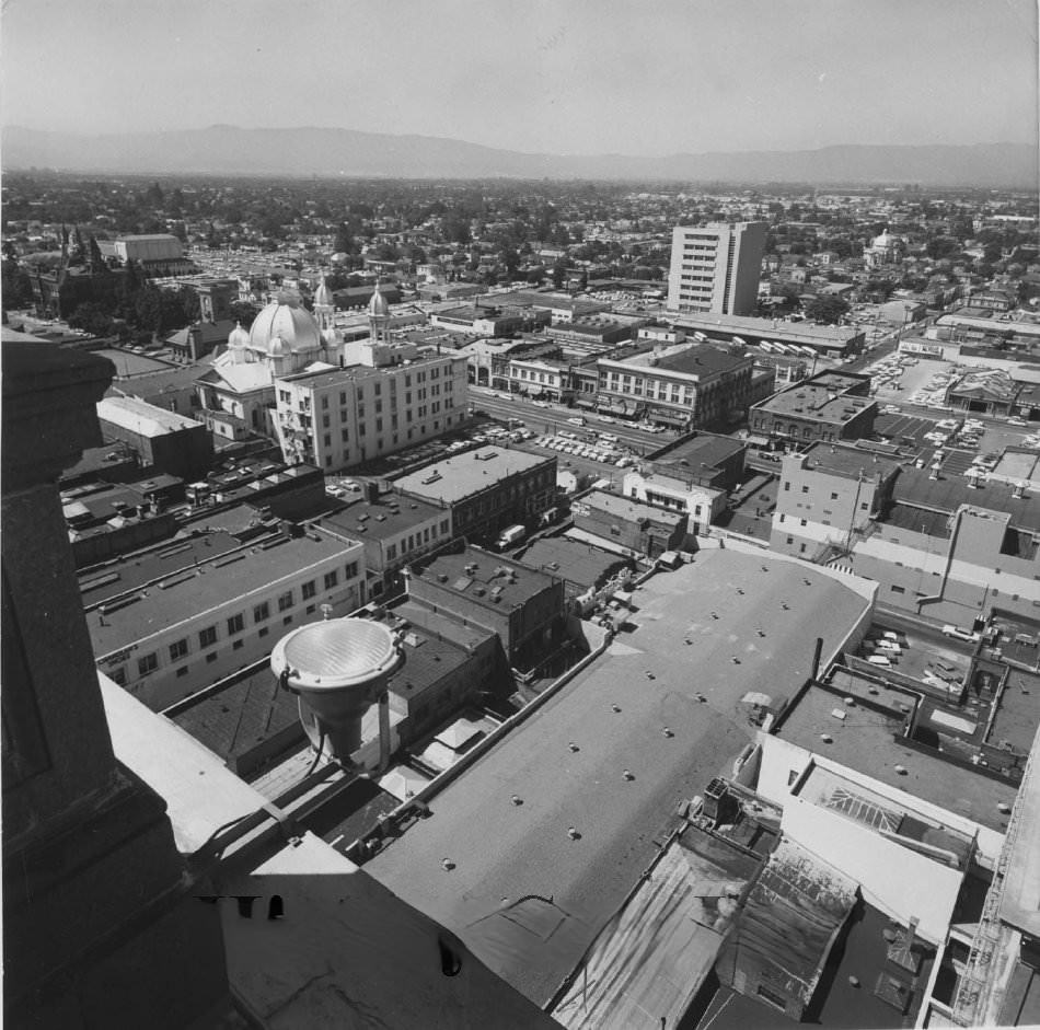 San Jose, looking southwest, 1960