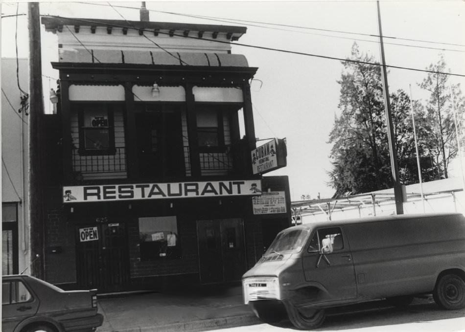 Cuban Restaurant at 625 North Sixth Street, 1975