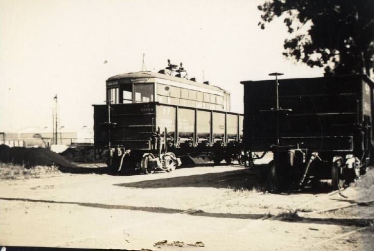 Two railroad cars, 1920s