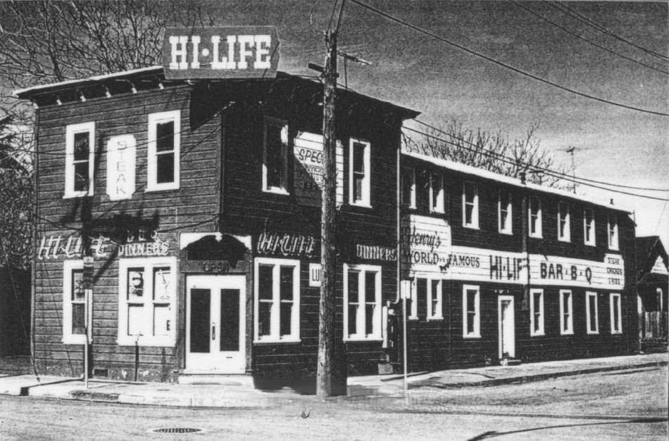 Hi-Life Restaurant, originally Torino Hotel and boarding house, 1970s