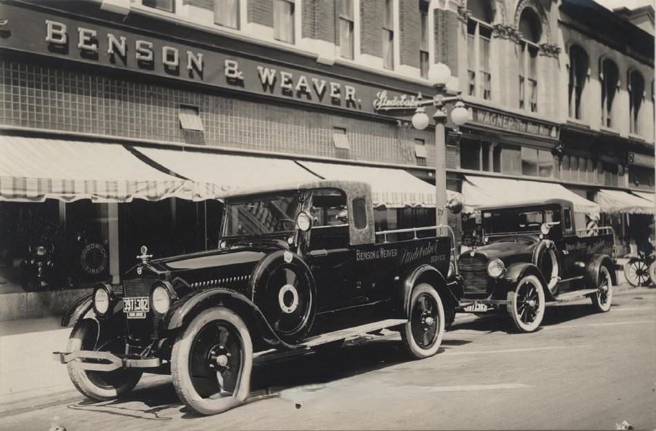 Benson & Weaver, Studebaker Trucks, 1923
