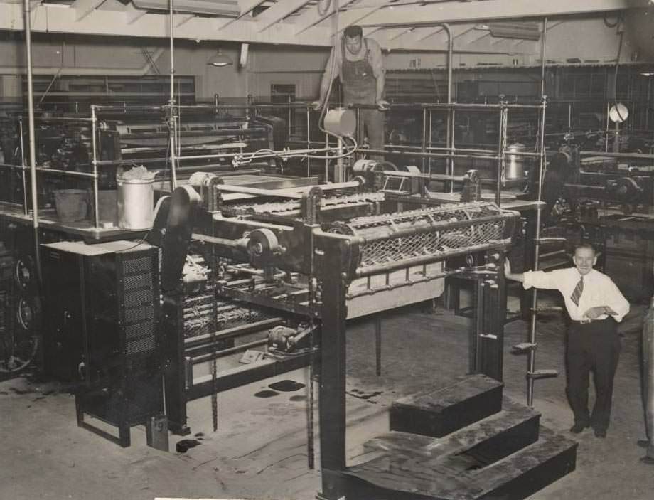 Muirson Label Company Pressroom, 1926