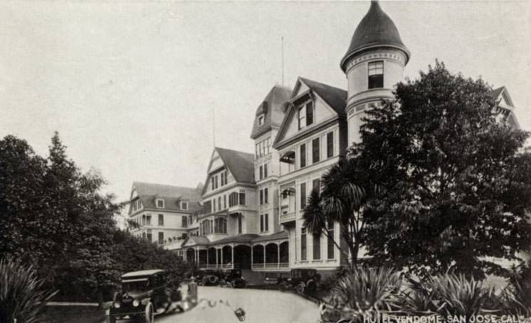 Hotel Vendome, San Jose, 1922