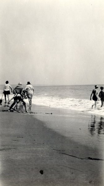 Pathfinders at the Beach, 1928