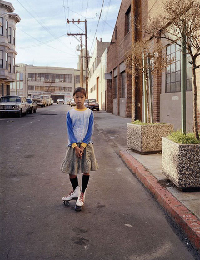 Marie on Skates, Langton Street, 1981
